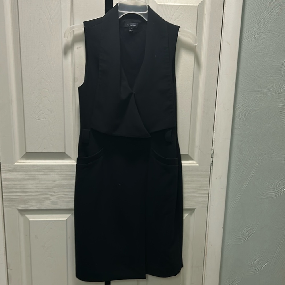 The Limited Black Amazing Collar Office and Going Out Dress. So unique